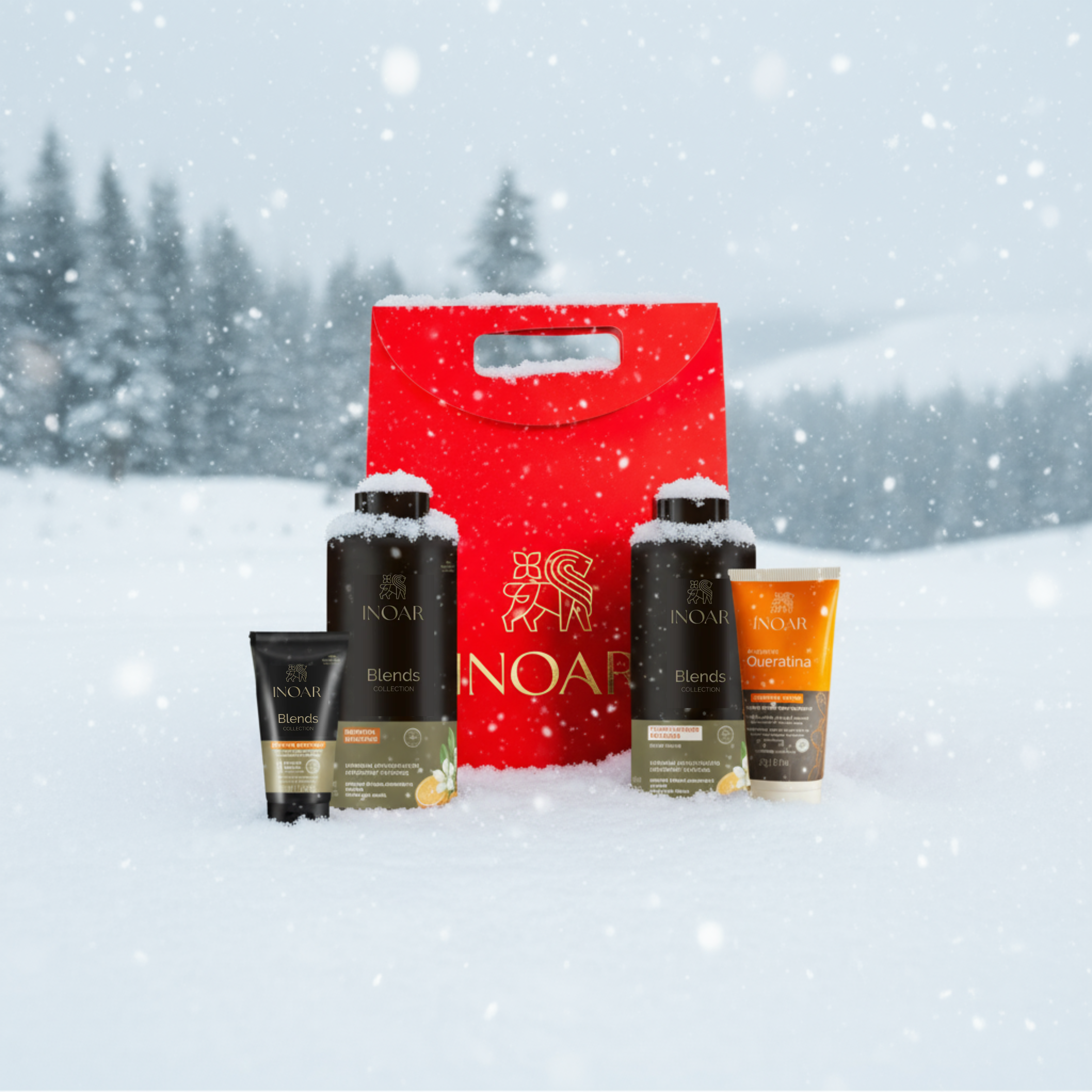 INOAR Kalėdinis Blends terapinis rinkinys + DOVANA🎁