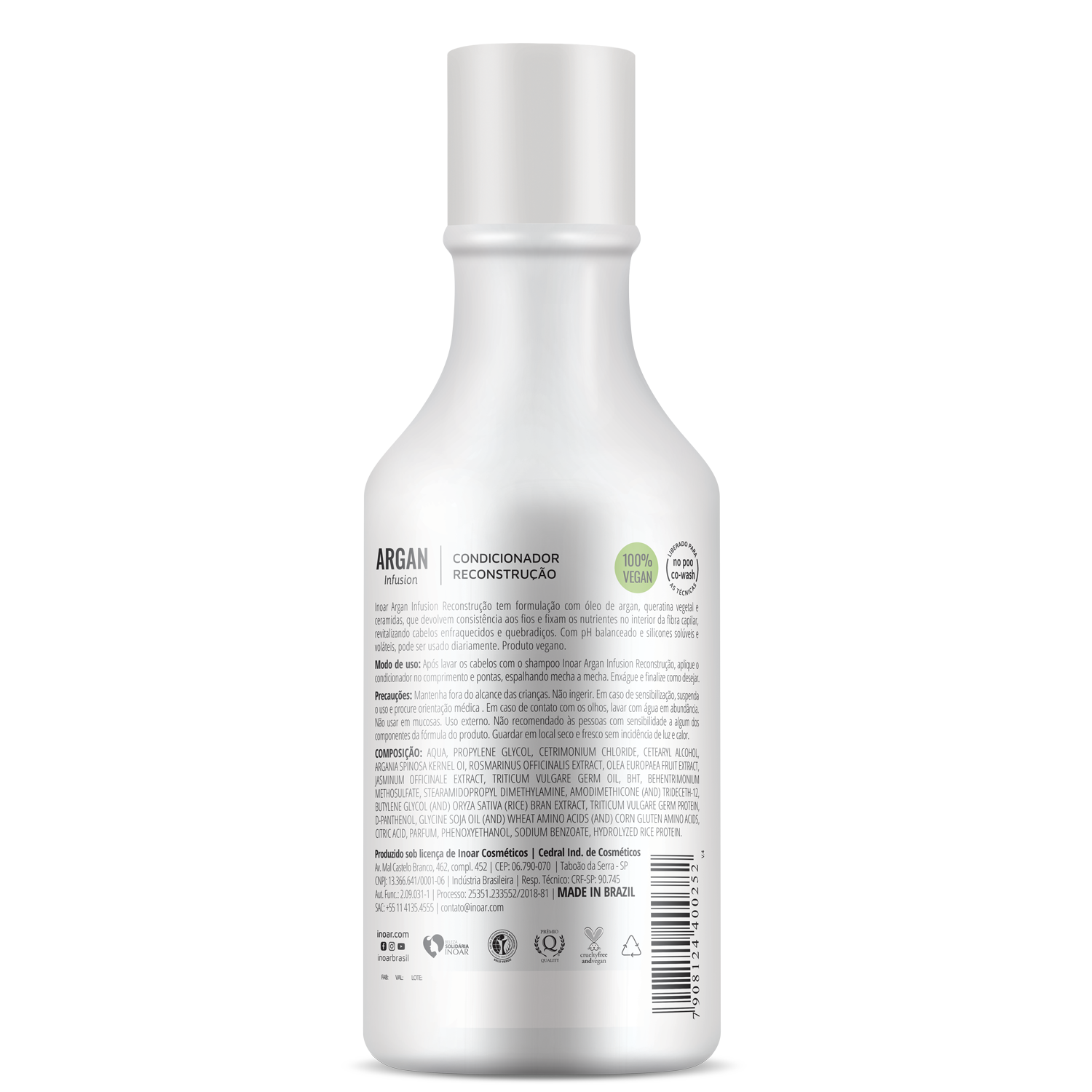 INOAR Argan Infusion Reconstruction Conditioner - rekonstruojantis kondicionierius 250 ml