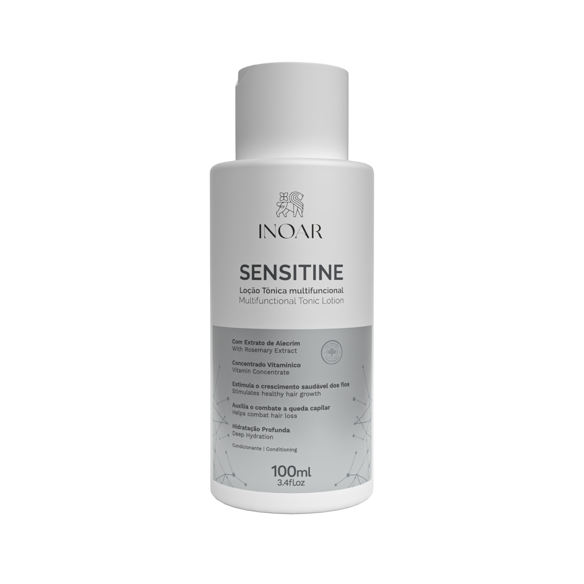 INOAR Sensitine - plaukus valantis kremas (3 in 1) 250 ml