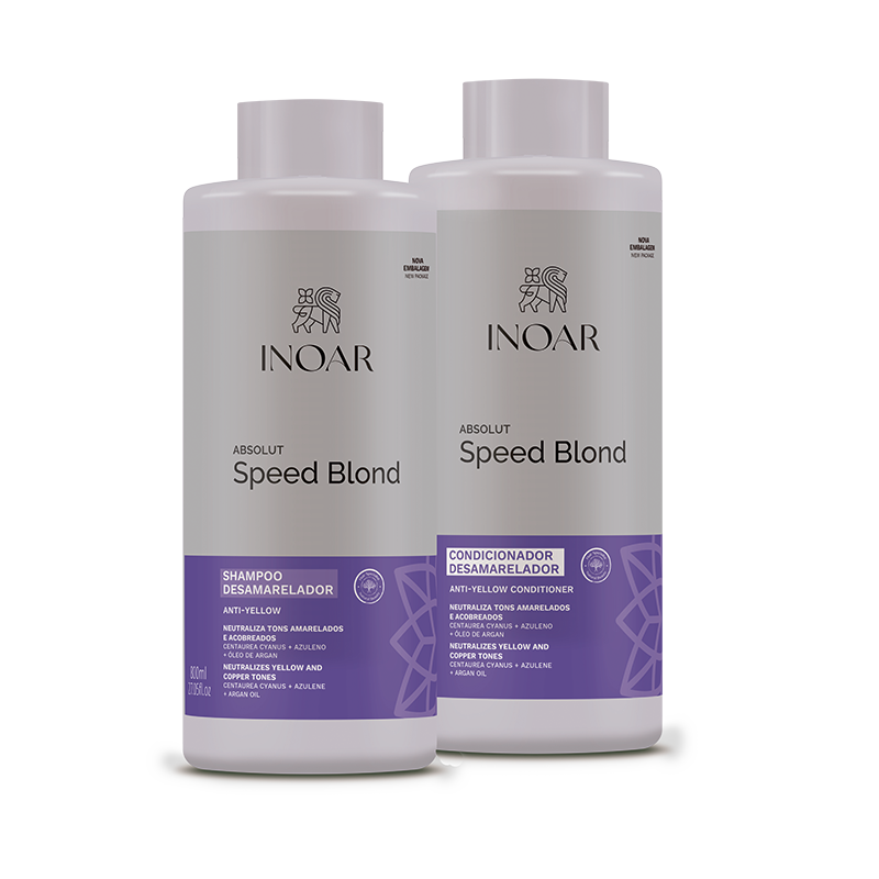 INOAR Speed Blond Duo Kit - priemonių rinkinys šviesiems plaukams
