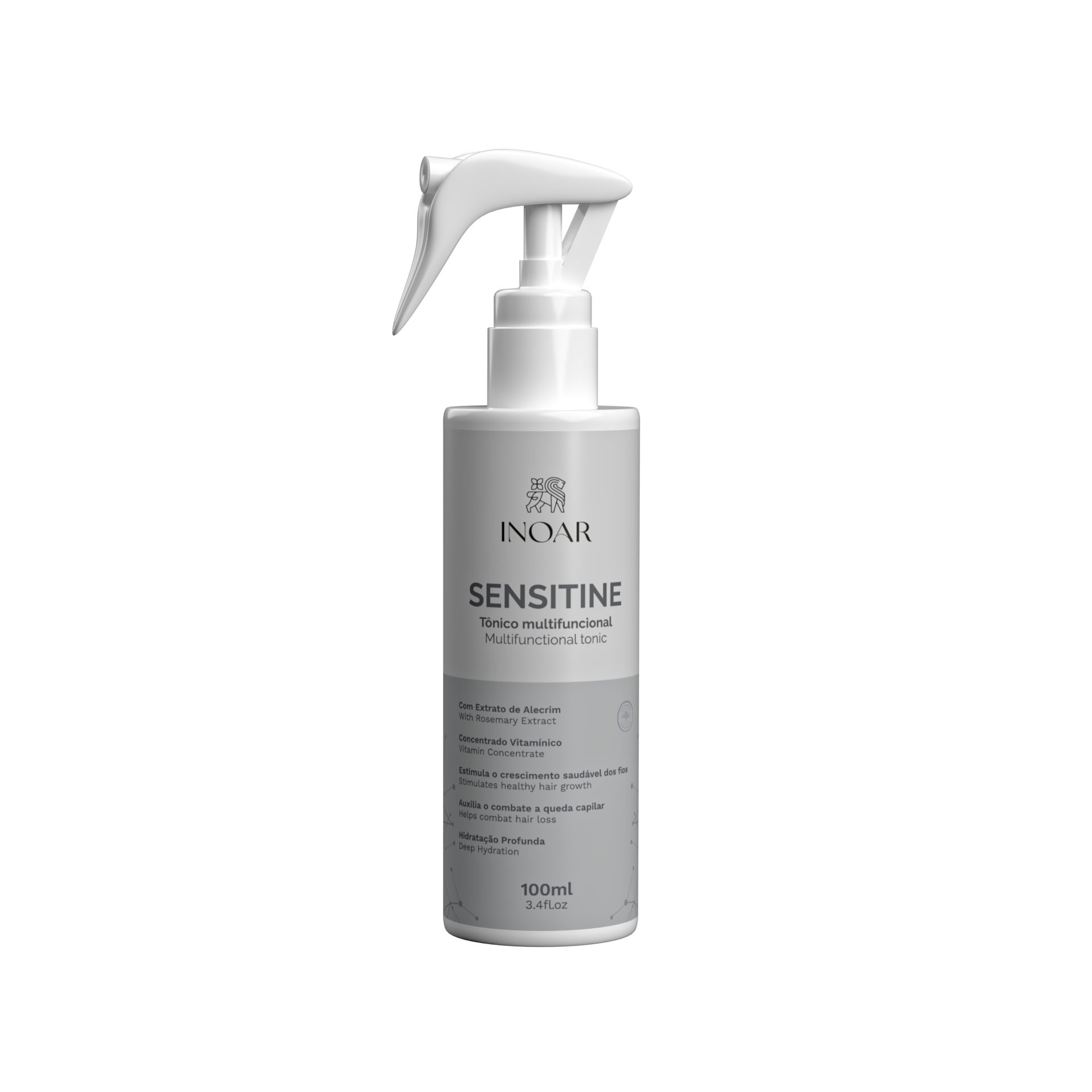 INOAR Sensitine Multifunctional Tonic - multifunkcinis plaukų augimą skatinantis, plaukus stiprinantis tonikas 100 ml
