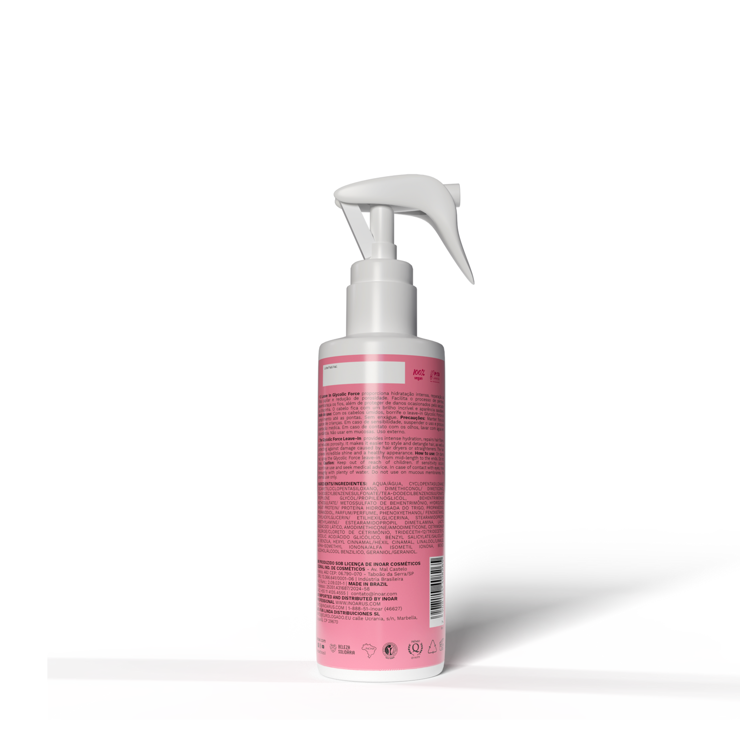 INOAR Glycolic Force Leave In - nenuplaunamas balzamas 200 ml