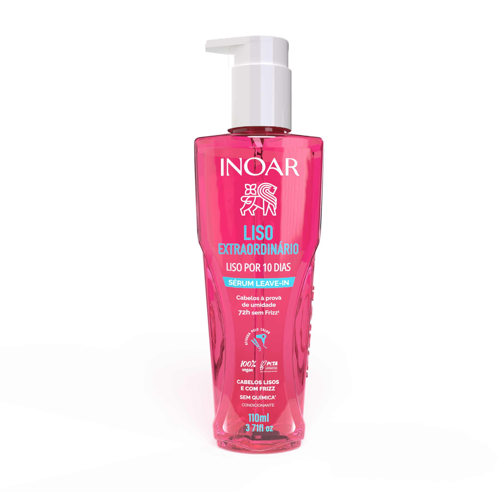 INOAR Liso Extraordinario Serum - plaukus glotninantis serumas 110 ml