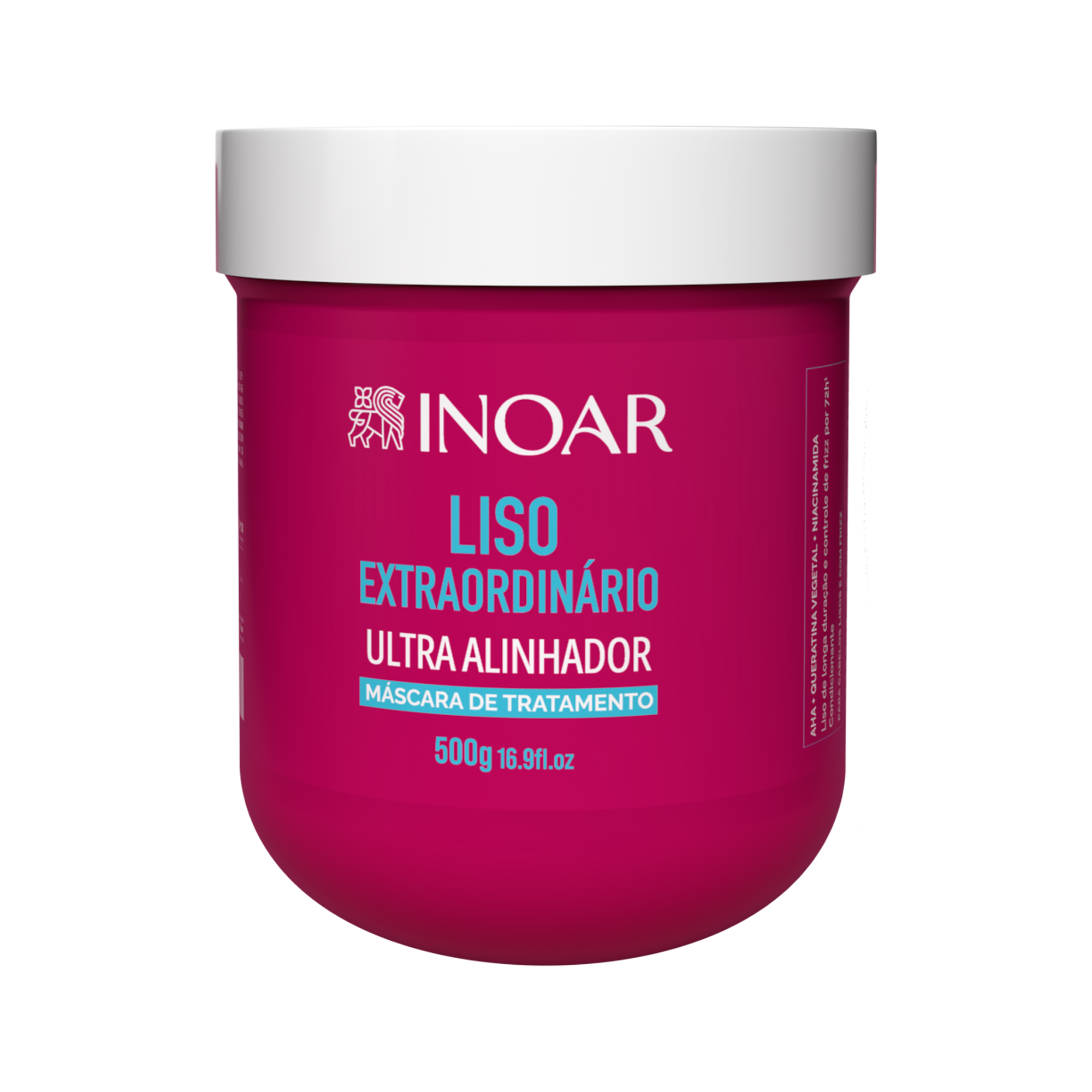 INOAR Liso Extraordinario Mask - plaukus glotninanti kaukė 500 g