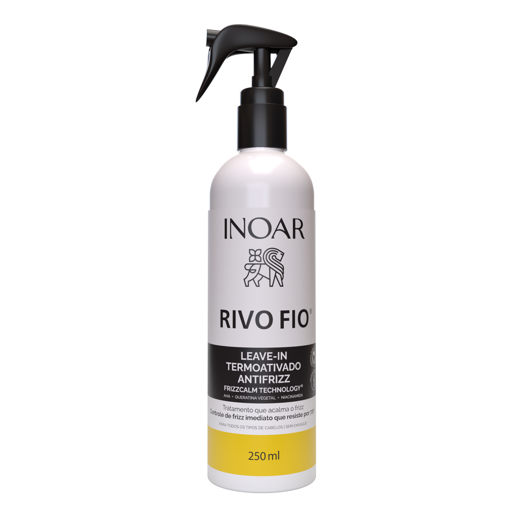 INOAR Rivo Fios Leave-in - anti-frizz nenuplaunamas balzamas plaukams 250 ml