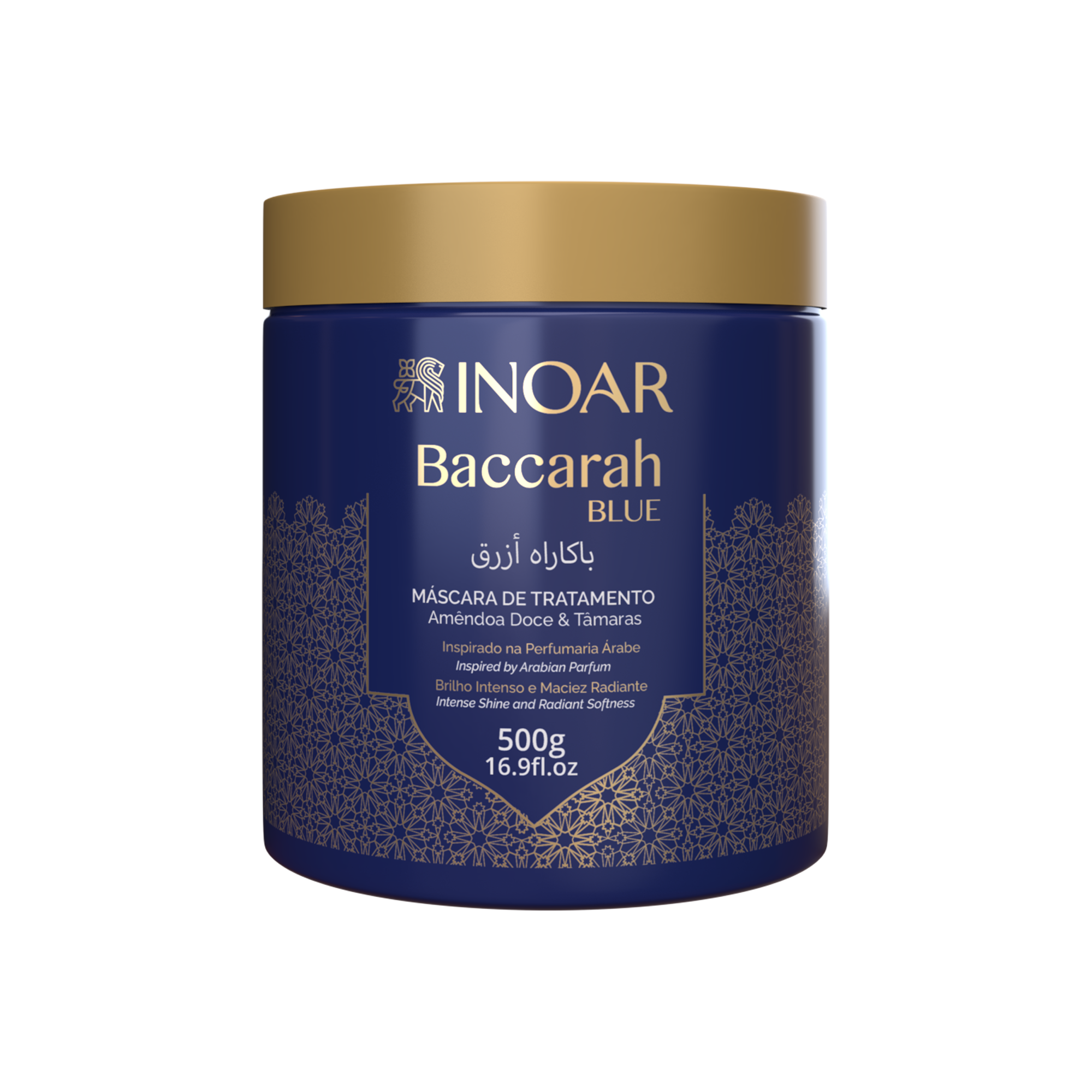 INOAR Baccarah Blue Mask - plaukus maitinanti kaukė 500 g