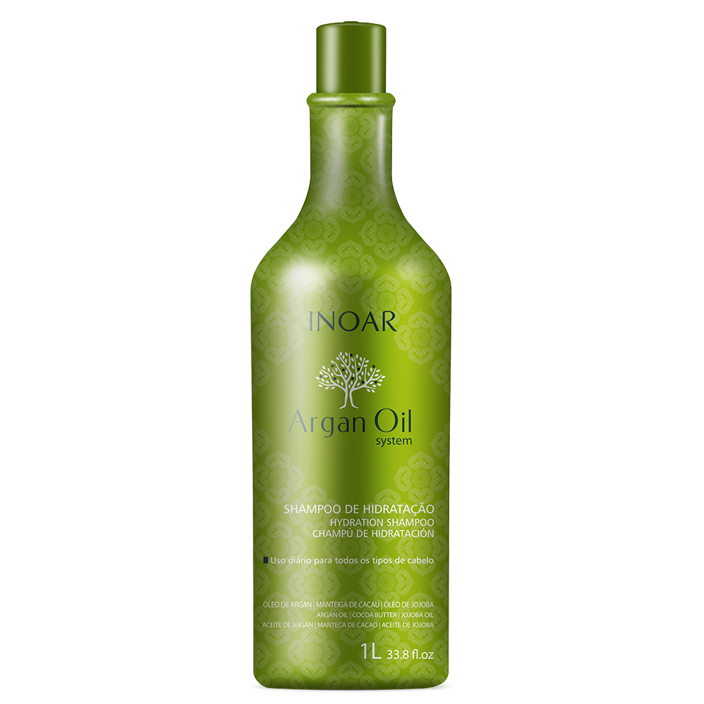 INOAR Argan Oil Shampoo - intensyviai drėkinatis šampūnas su Argano aliejumi