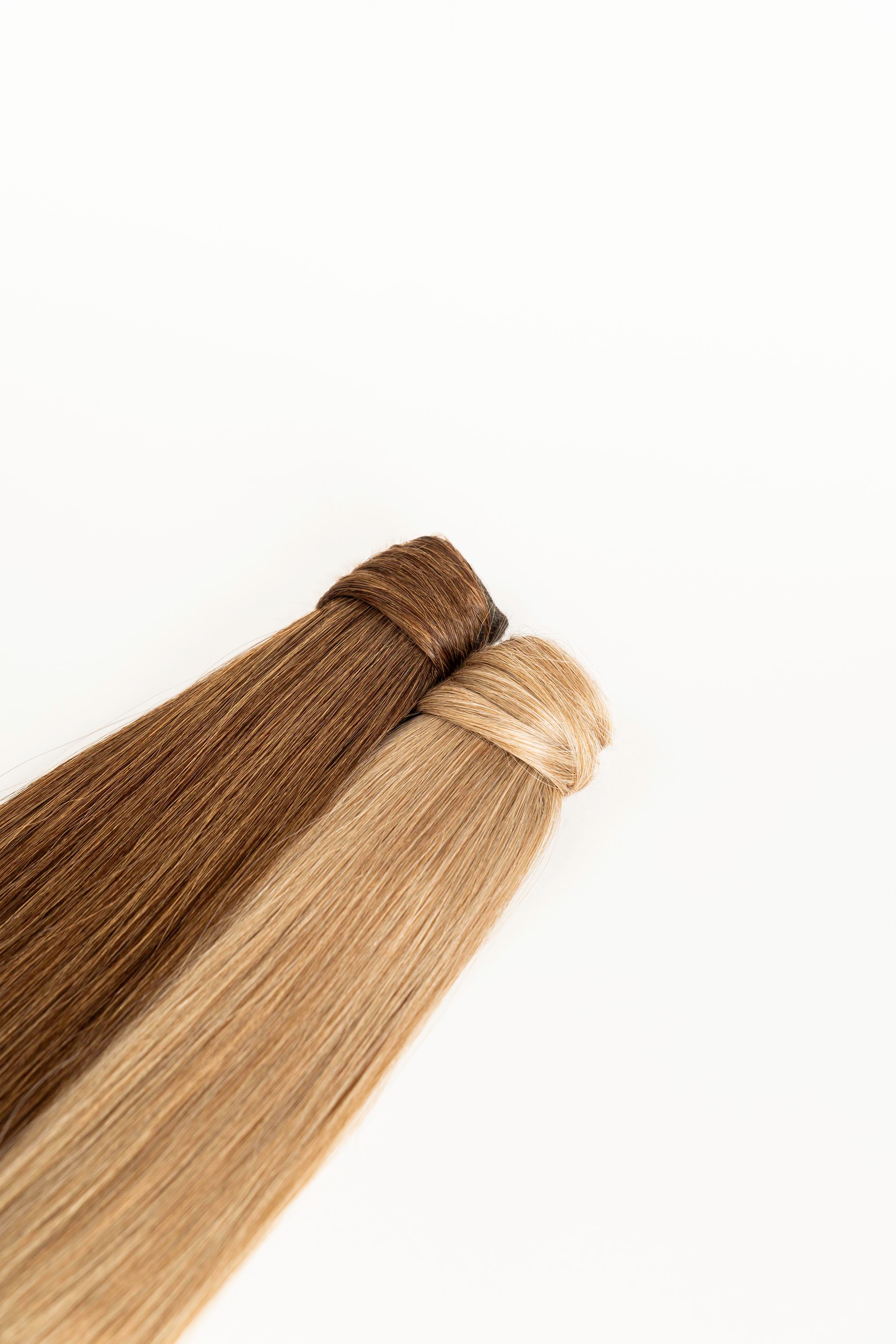 Natūralių plaukų prisegama kasa 35 cm