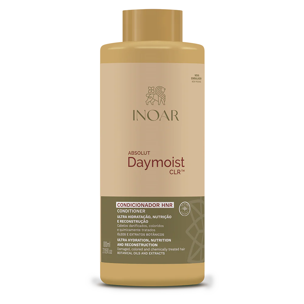 INOAR Absolut Daymoist Conditioner - kondicionierius chemiškai pažeistiems plaukams