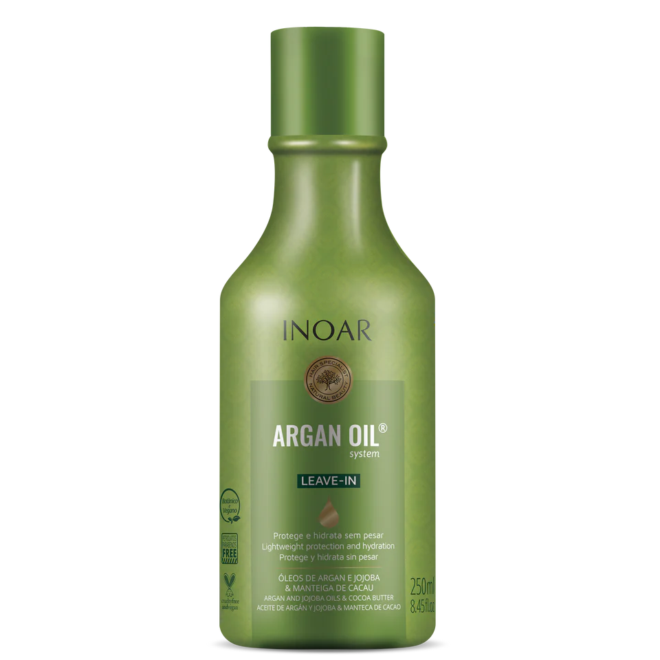 INOAR Argan Oil Leave-in - nenuplaunamas balzamas su argano aliejumi