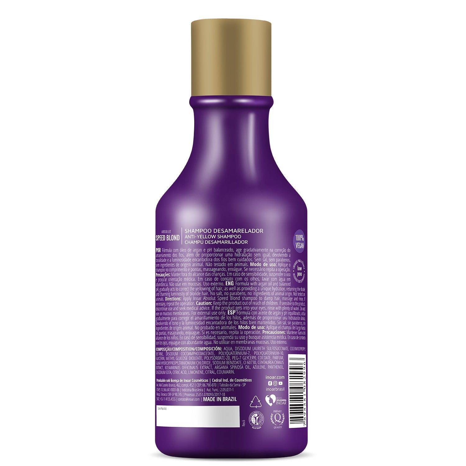 INOAR Speed Blond Duo Kit - priemonių rinkinys šviesiems plaukams
