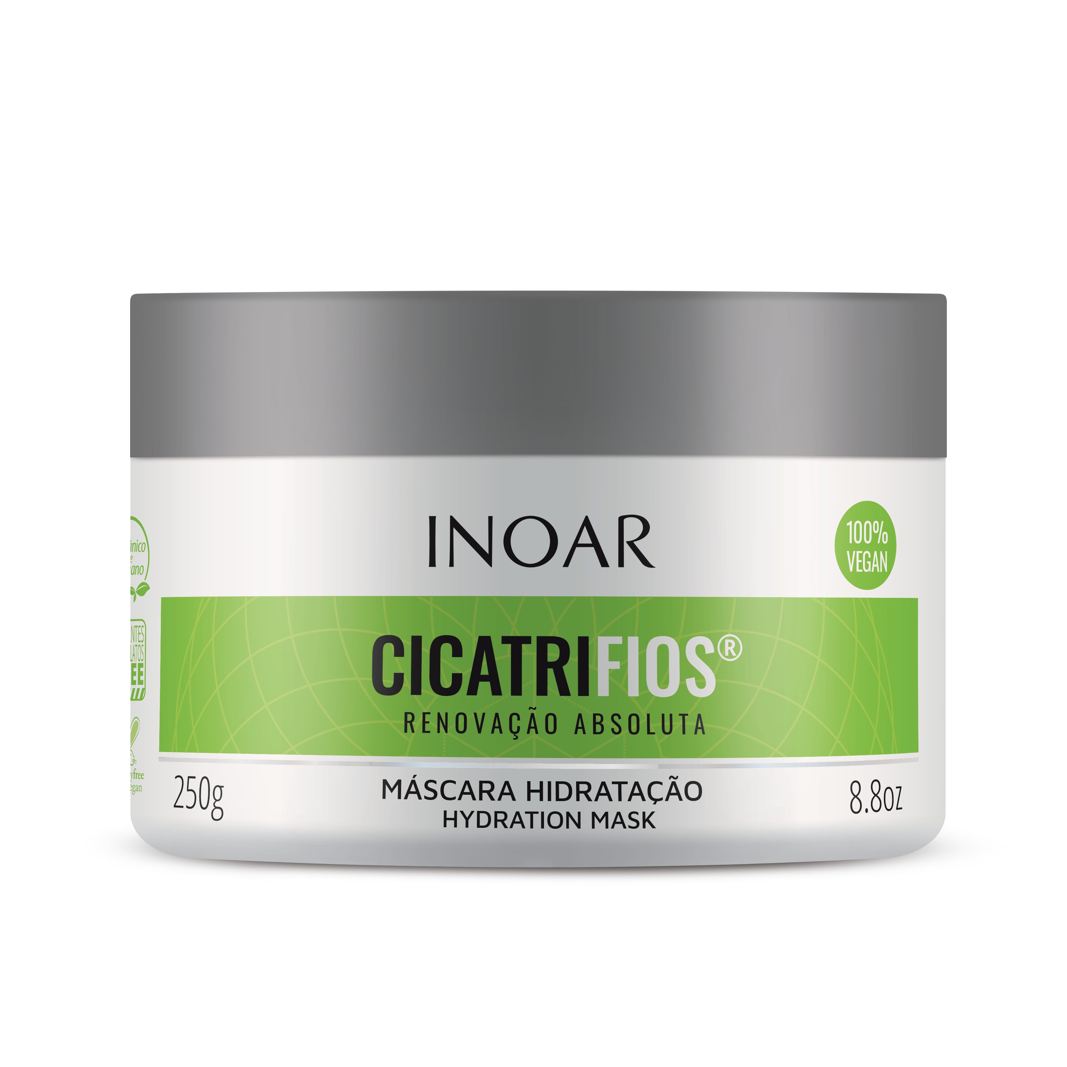 INOAR CicatriFios Mask - plauko struktūrą atkurianti kaukė