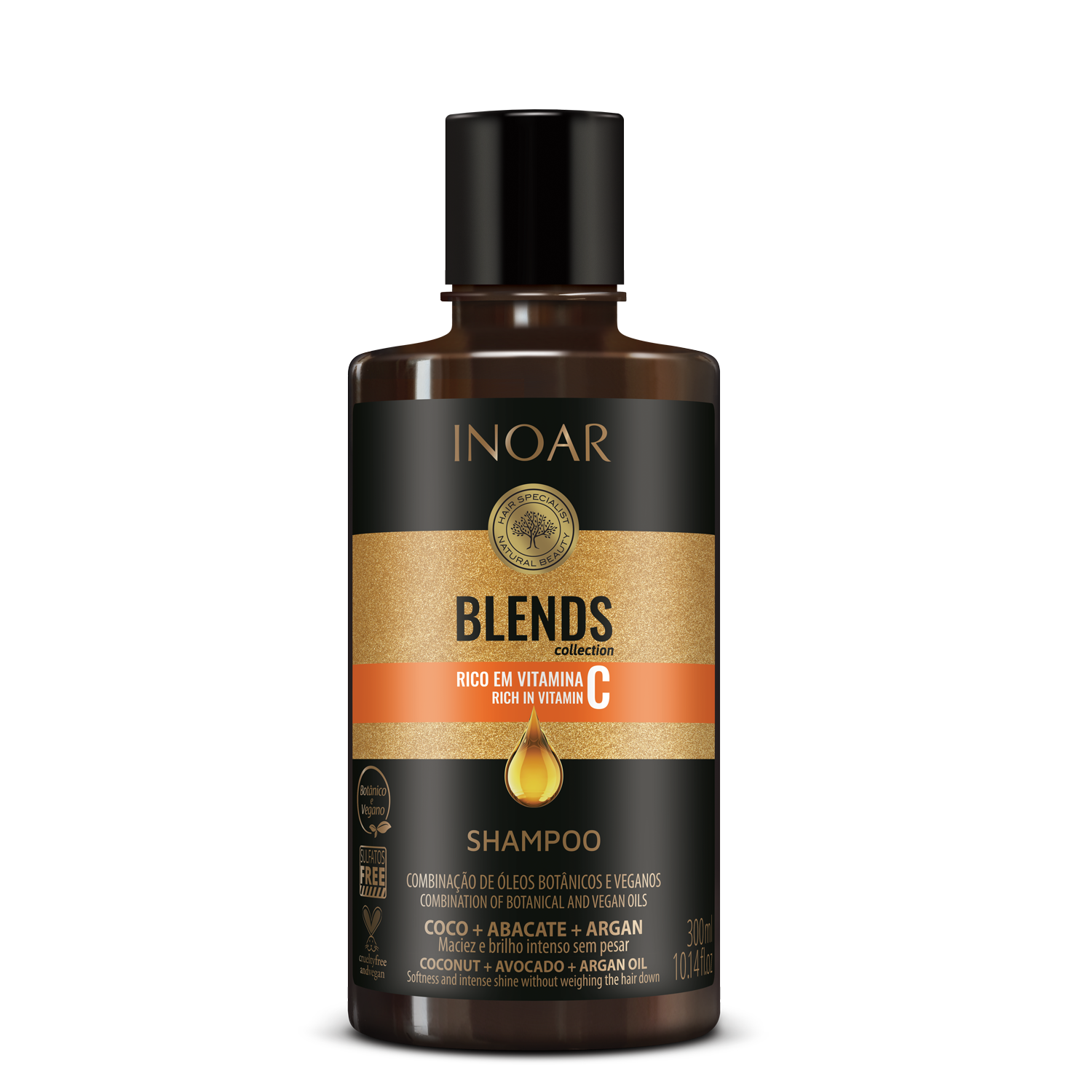INOAR Blends Shampoo – šampūnas su vitaminu C