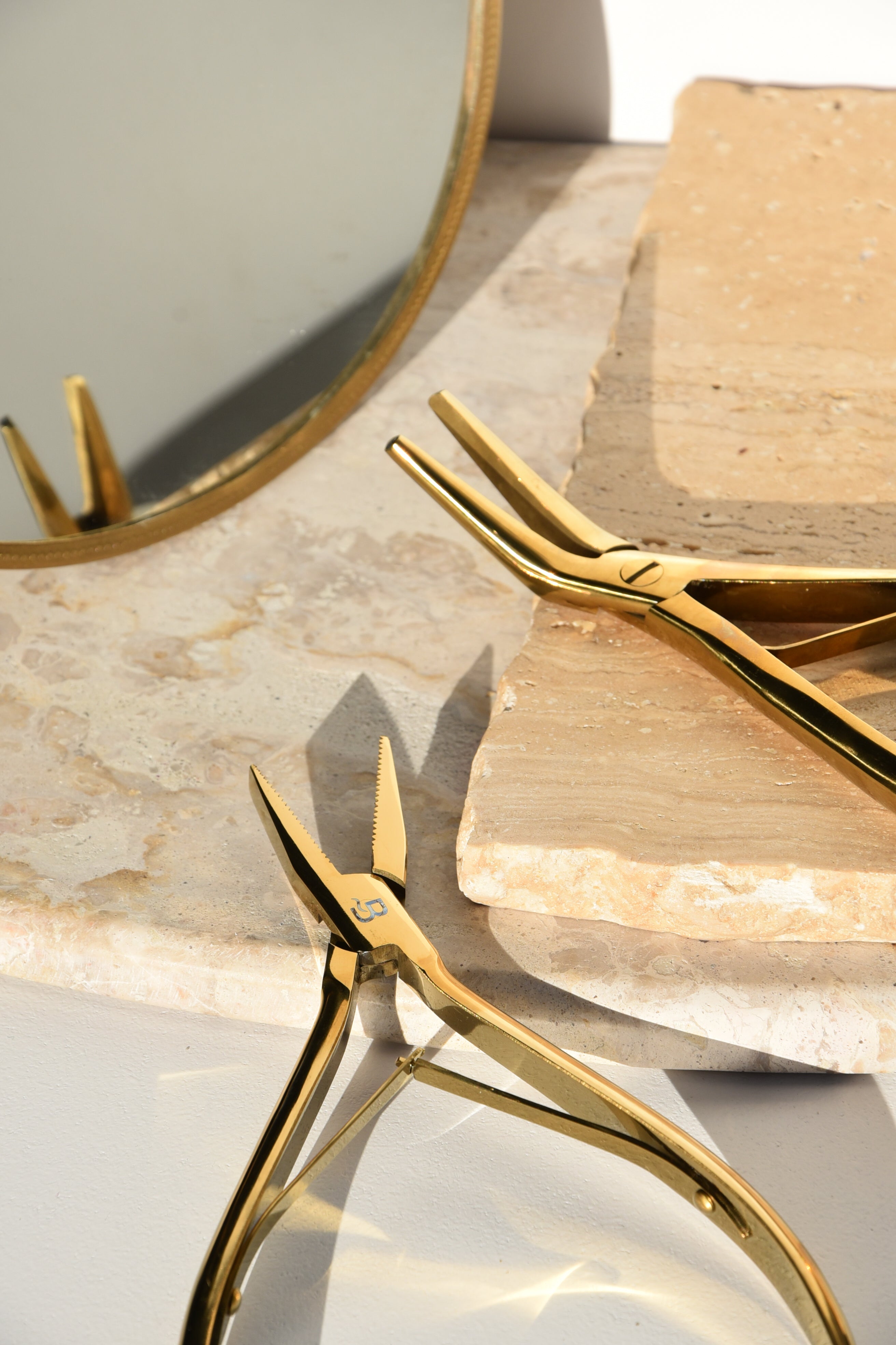 Replės keratino kapsulės nuėmimui - Titanium Gold