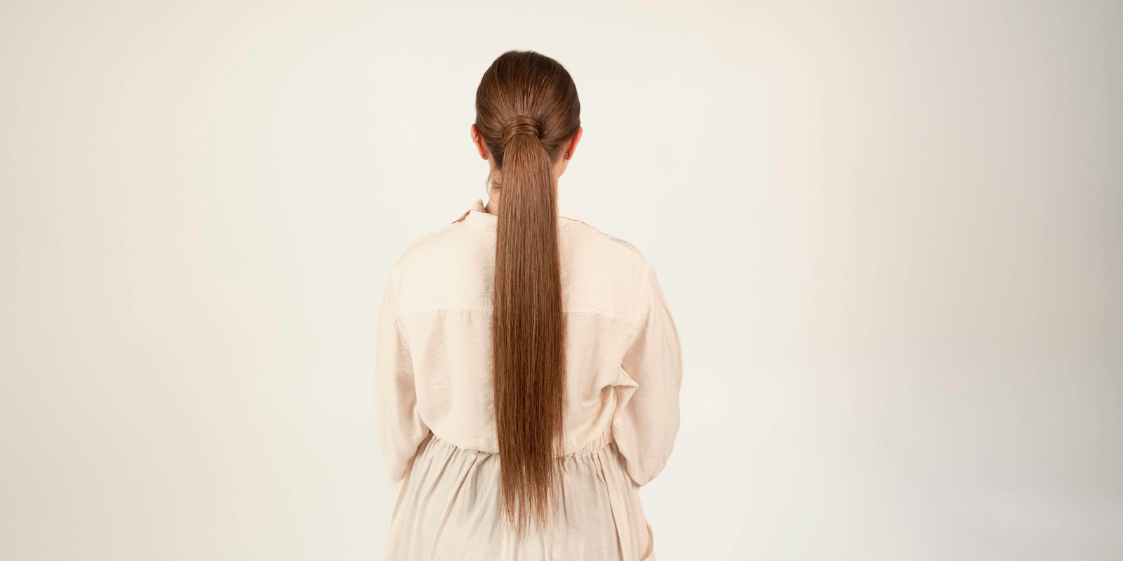 Natūralių plaukų prisegama kasa 40 cm / 80 g