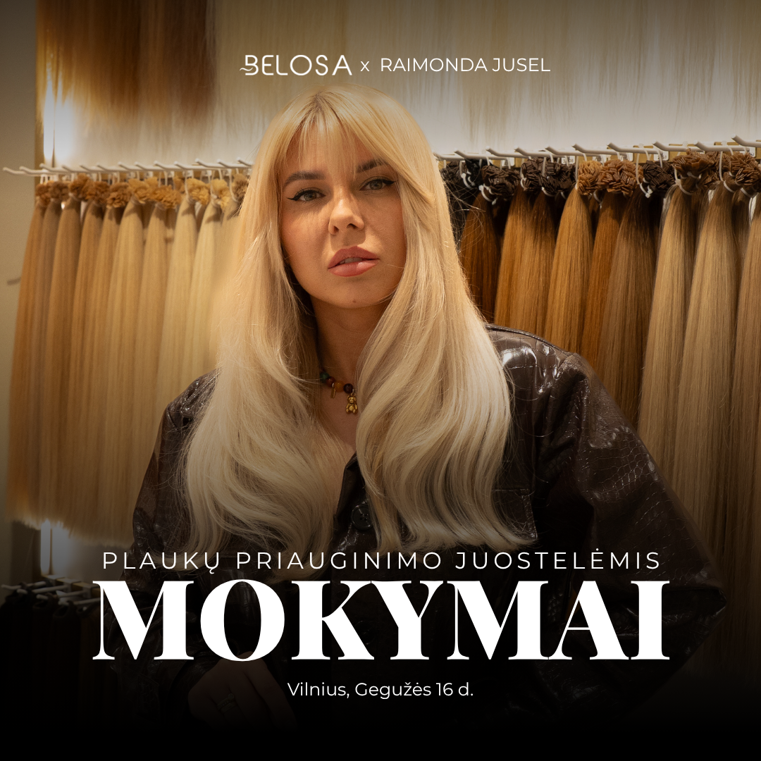 Plaukų priauginimo JUOSTELĖMIS seminaras