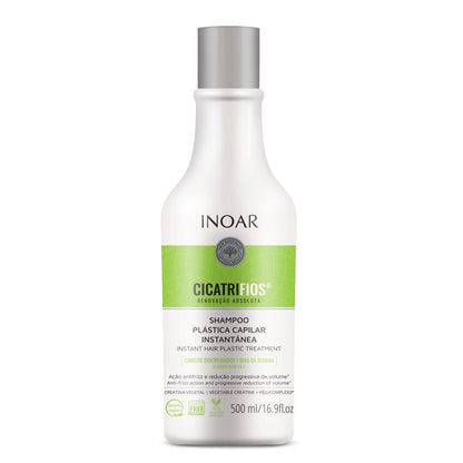 INOAR CicatriFios Shampoo - plauko struktūrą atkuriantis šampūnas