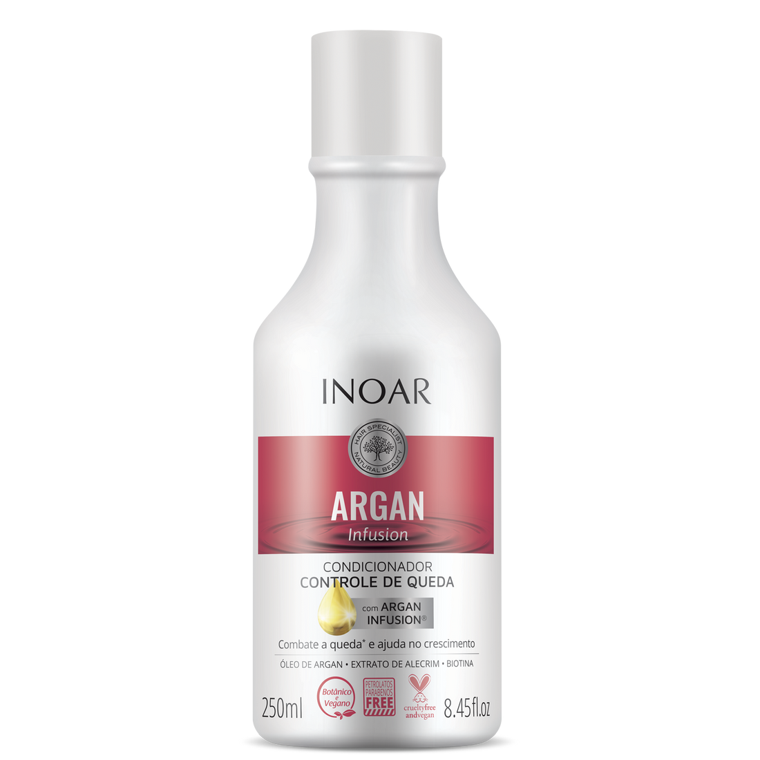 INOAR Argan Infusion Loss Control Conditioner- kodicionierius lūžinėjantiems plaukams 250 ml