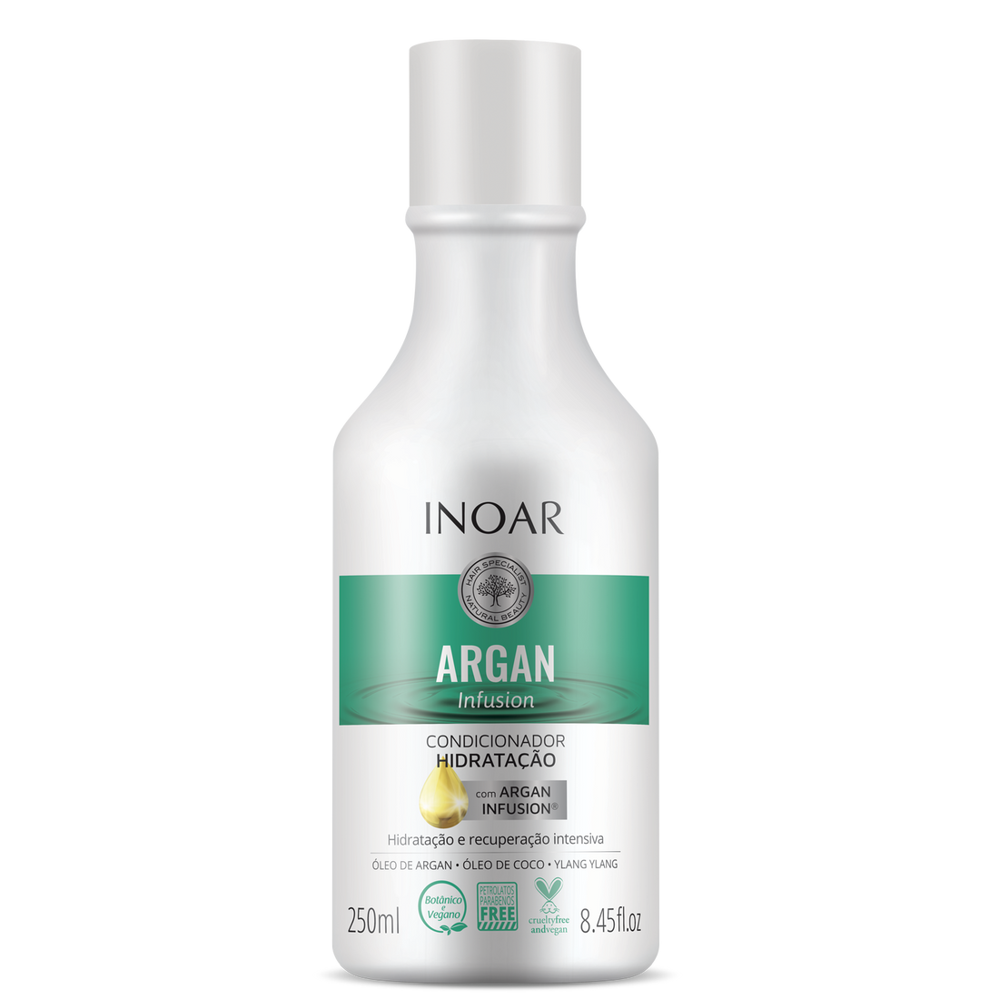 INOAR Argan Hydrating Conditioner - plaukus drėkinantis kondicionierius 250 ml