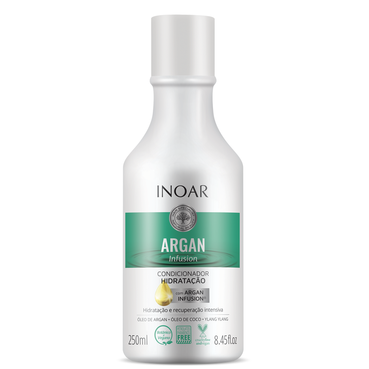 INOAR Argan Hydrating Conditioner - plaukus drėkinantis kondicionierius 250 ml