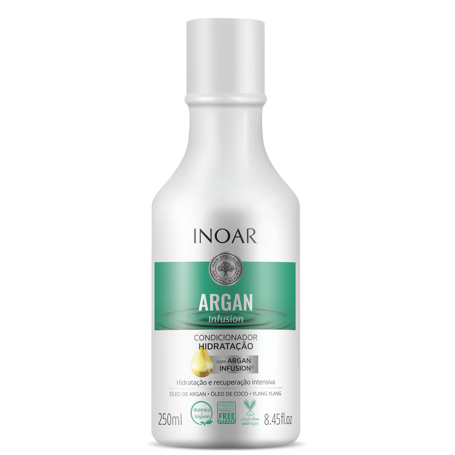 INOAR Argan Hydrating Conditioner - plaukus drėkinantis kondicionierius 250 ml