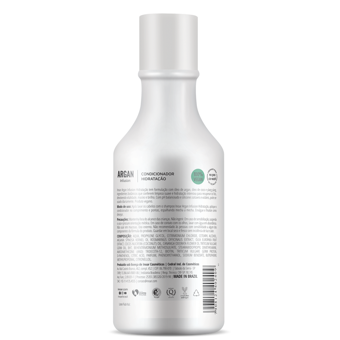 INOAR Argan Hydrating Conditioner - plaukus drėkinantis kondicionierius 250 ml