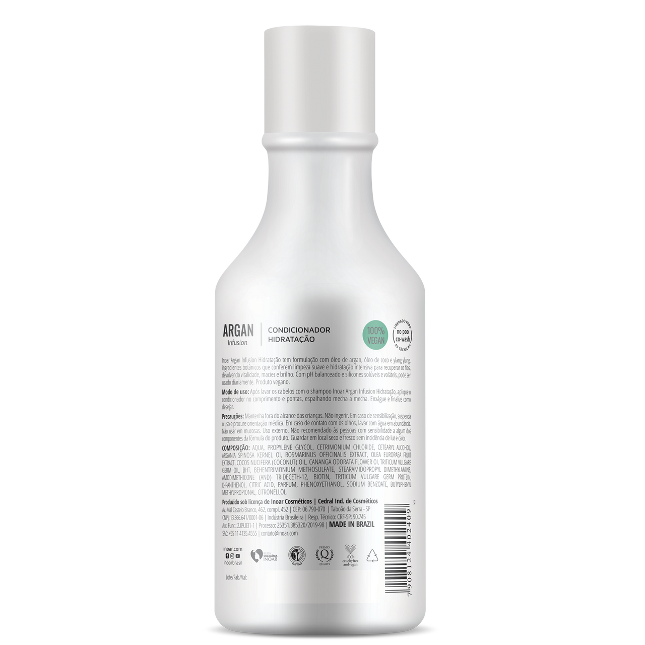 INOAR Argan Hydrating Conditioner - plaukus drėkinantis kondicionierius 250 ml