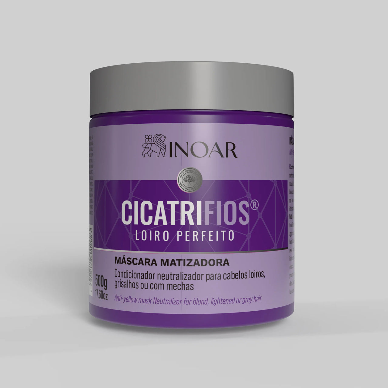 INOAR CicatriFios Perfect Blond Mask - plaukų kaukė šviesiems plaukams 500 ml