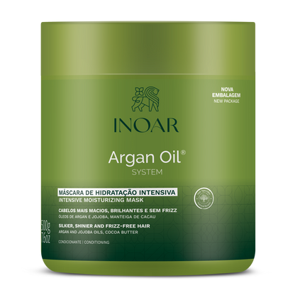INOAR Argan Oil Mask - intensyviai drėkinanti plaukų kaukė su Argano aliejumi