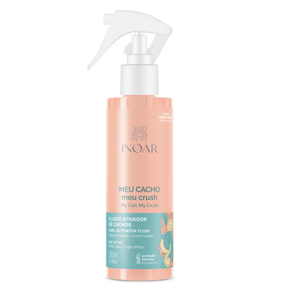 INOAR Meu Cacho Meu Crush Curls Activator Fluid - garbanų aktyvavimo fluidas 200 ml