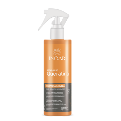INOAR Queratina Liquid Keratin Recharge - skystas purškiamas keratinas 200 ml