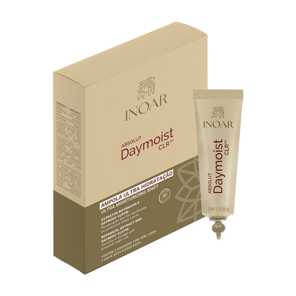 INOAR Absolut Daymoist Single-Dose - intensyvaus drėkinimo ir žvilgesio ampulė 3x15 ml