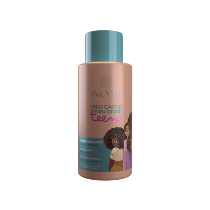 INOAR Meu Cacho Meu Crush Teen Conditioner - kondicionierius garbanotiems plaukams 500 ml