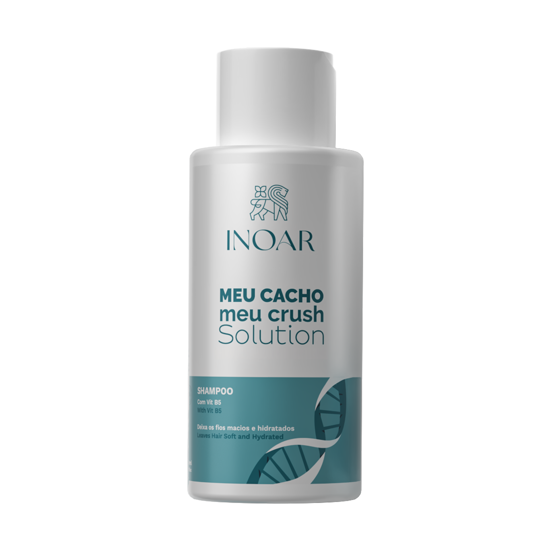 INOAR Meu Cacho Meu Crush Solution Shampoo - šampūnas garbanotiems pažeistiems plaukams 500 ml