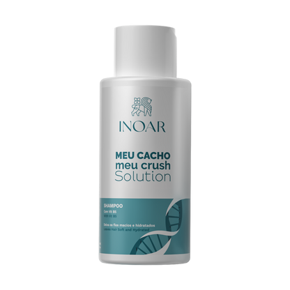 INOAR Meu Cacho Meu Crush Solution Conditioner - kondicionierius garbanotiems pažeistiems plaukams 500 ml