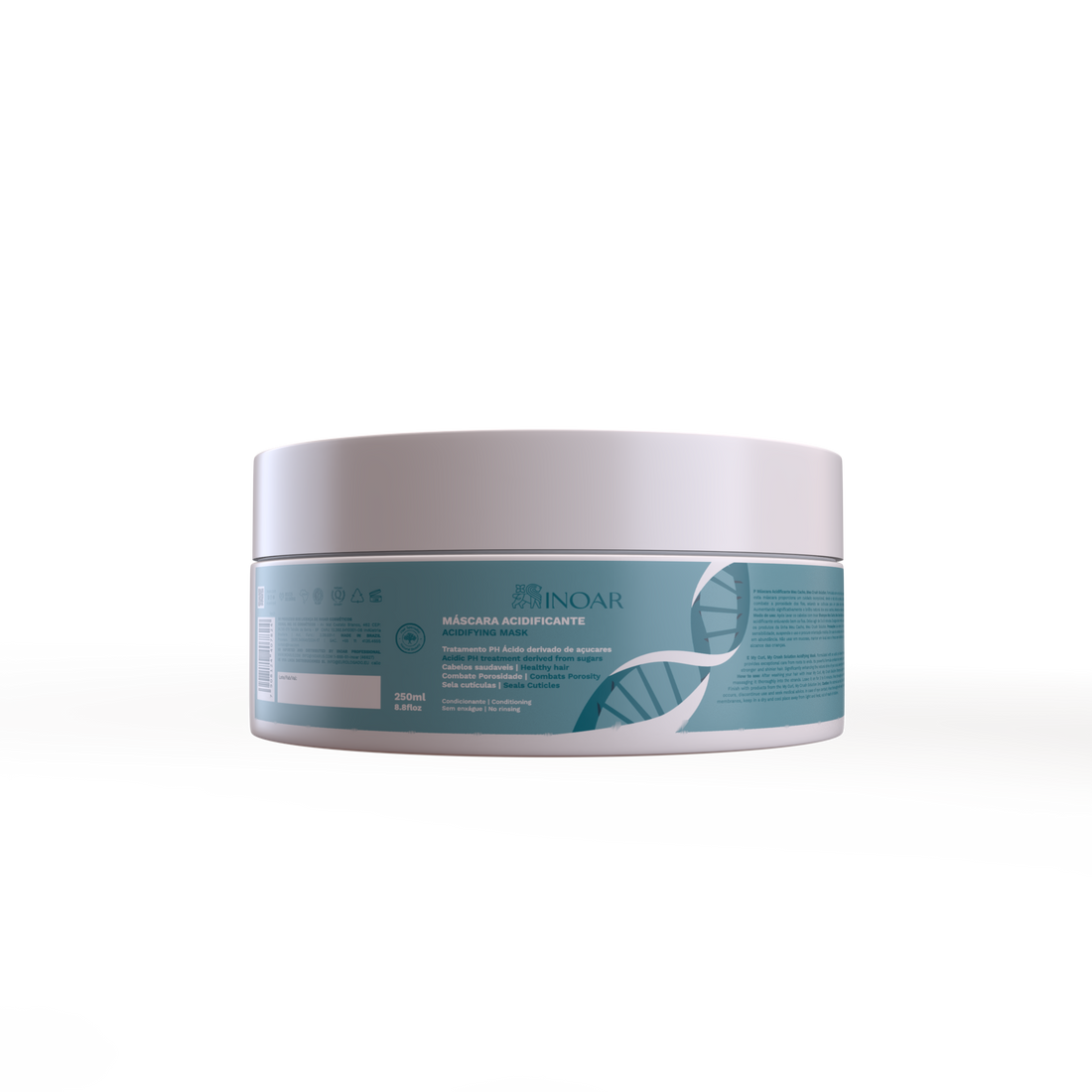 INOAR Meu Cacho Meu Crush Solution Acidifying Mask – rūgštinė plaukų kaukė 250 g