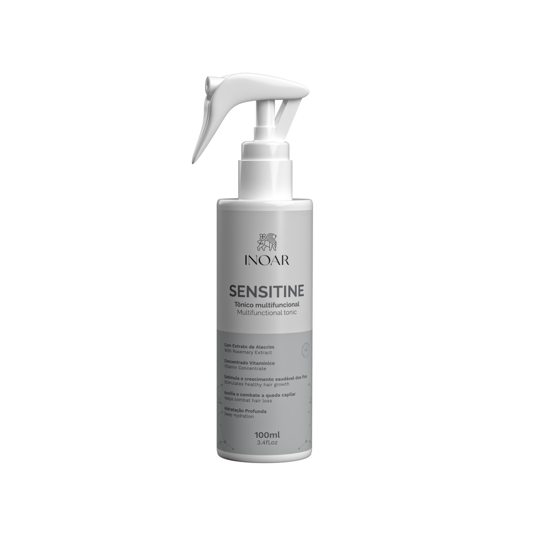 INOAR Sensitine Multifunctional Tonic - multifunkcinis plaukų augimą skatinantis, plaukus stiprinantis tonikas 100 ml