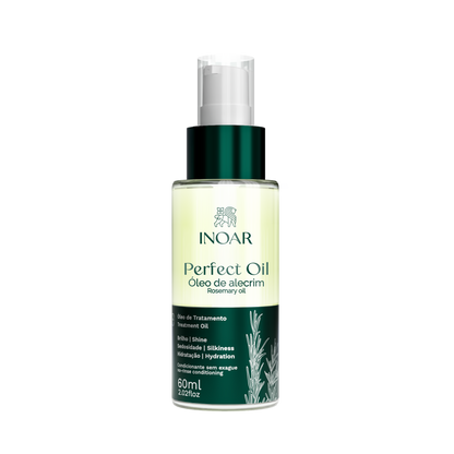 INOAR Rosemary Perfect Oil - rozmarinų aliejus plaukams 60 ml