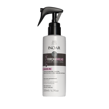 INOAR Forca &amp; Brilho Leave-in - nenuplaunamas kondicionierius 200 ml