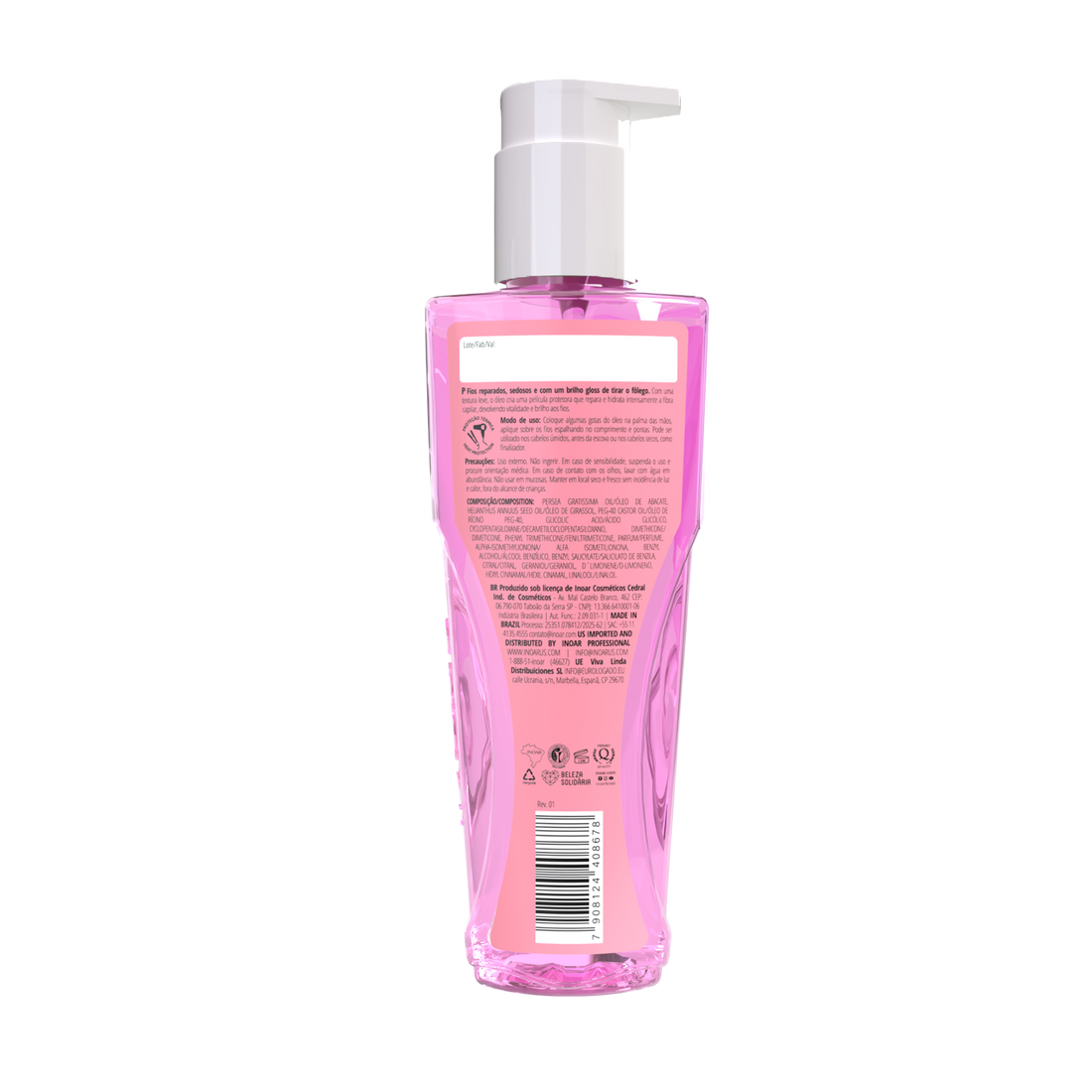 INOAR Glycolic Force Oil - aliejus porėtam plaukui 110 ml