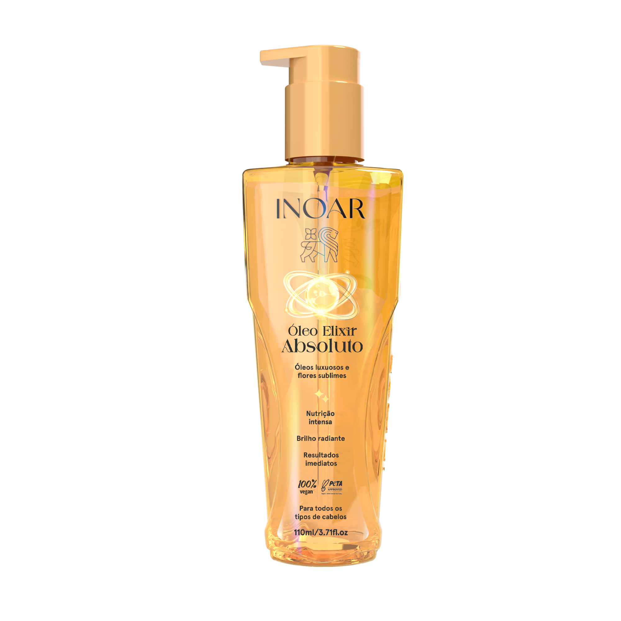 INOAR Absolute Elixir Oil - maitinantis eliksyras plaukams 110 ml