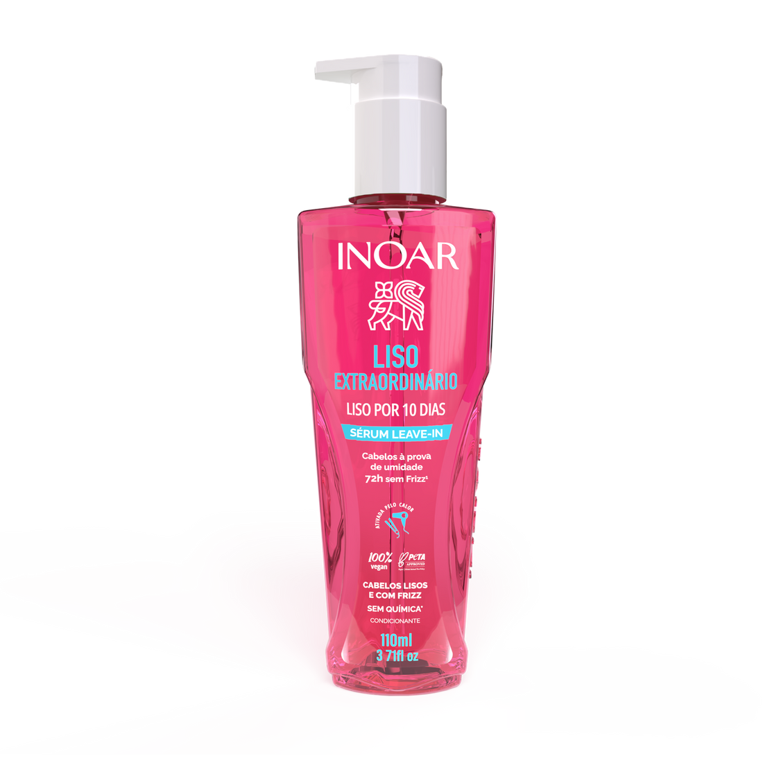 INOAR Liso Extraordinario Serum - plaukus glotninantis serumas 110 ml