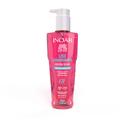 INOAR Liso Extraordinario Serum - plaukus glotninantis serumas 110 ml