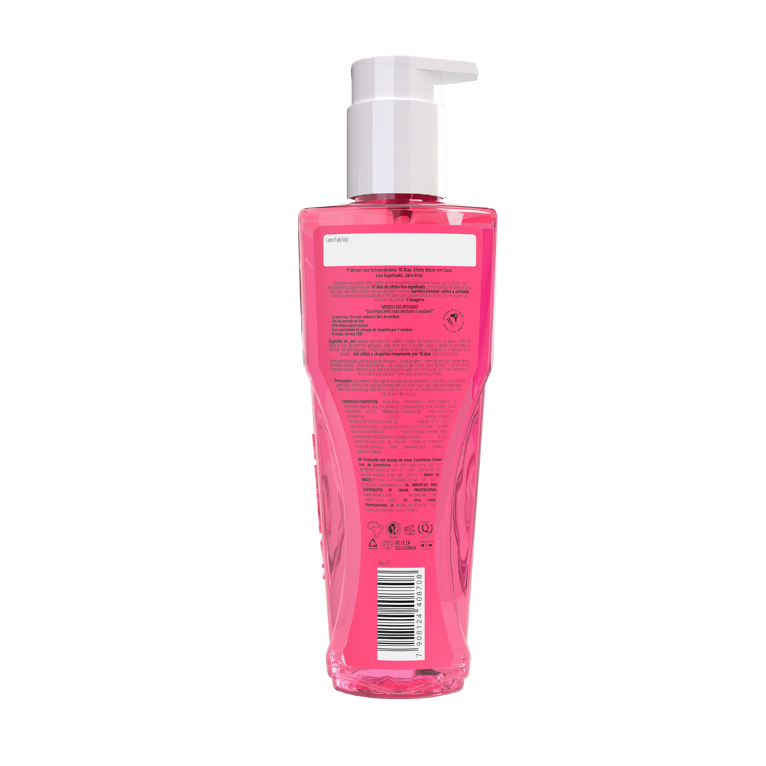 INOAR Liso Extraordinario Serum - plaukus glotninantis serumas 110 ml