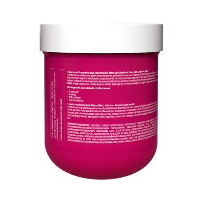 INOAR Liso Extraordinario Mask - plaukus glotninanti kaukė 500 g