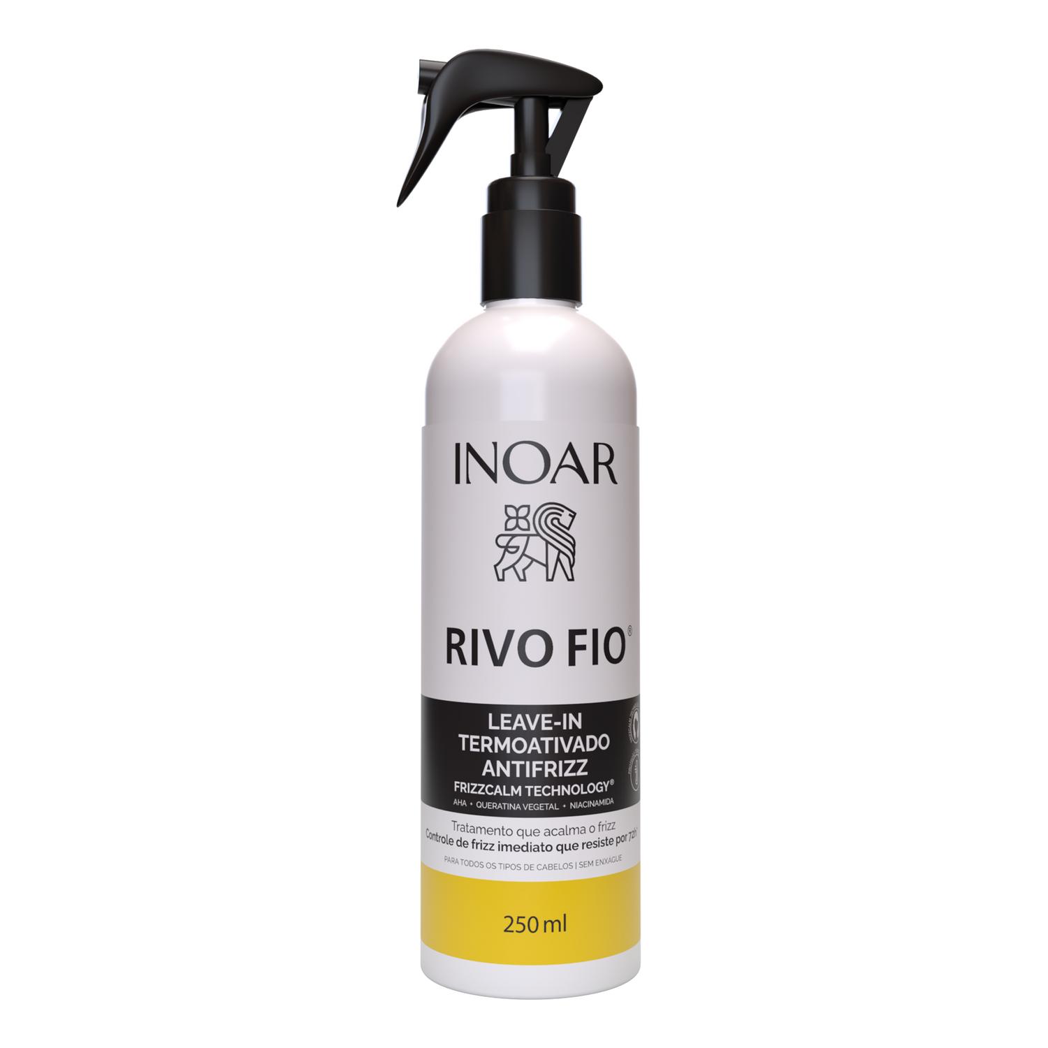 INOAR Rivo Fios Leave-in - anti-frizz nenuplaunamas balzamas plaukams 250 ml