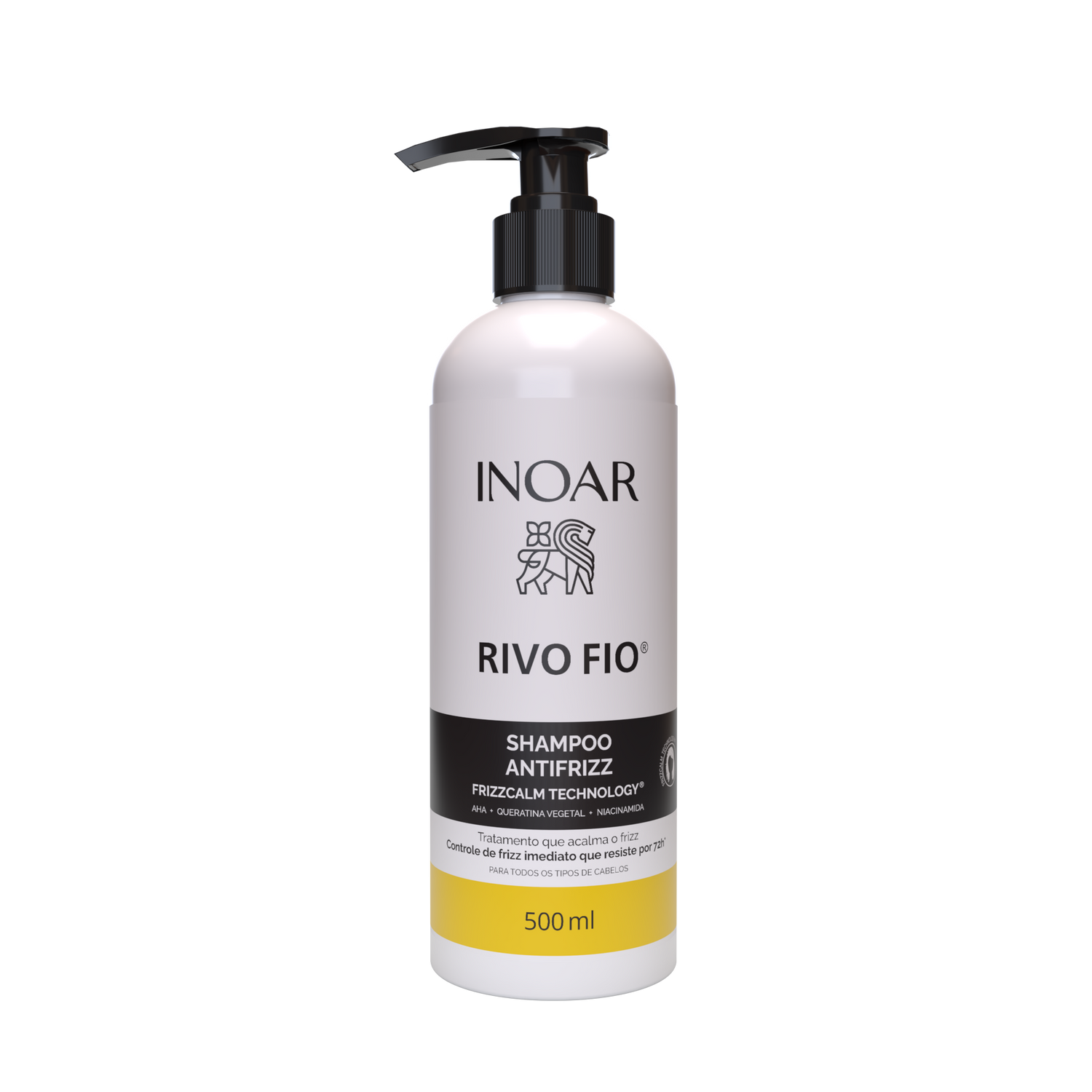 INOAR Rivo Fios Shampoo - anti-frizz šampūnas plaukams 500 ml