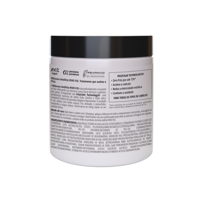 INOAR Rivo Fios Mask - anti-frizz plaukų kaukė 500 g