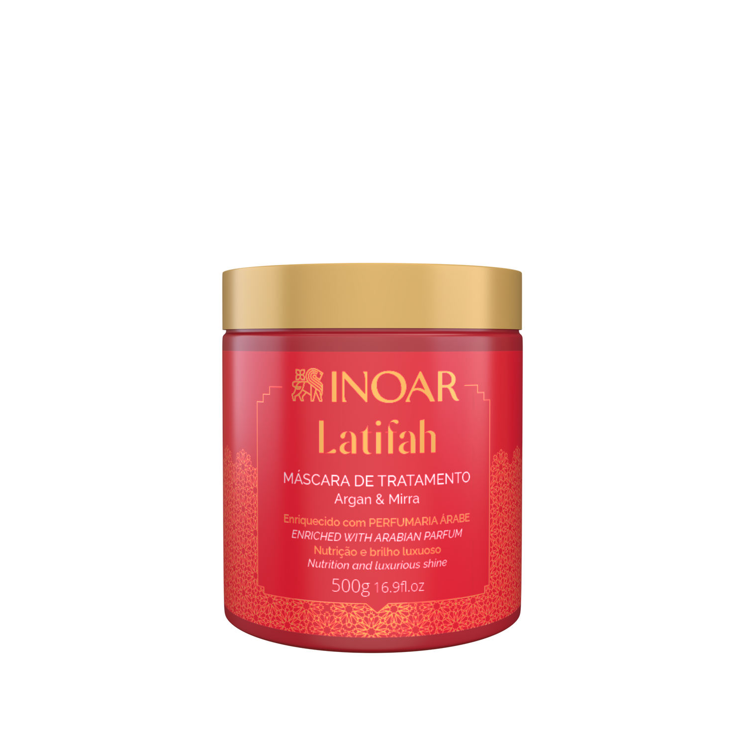 INOAR Latifah Mask - spindesio suteikiantis kaukė plaukams 500 g