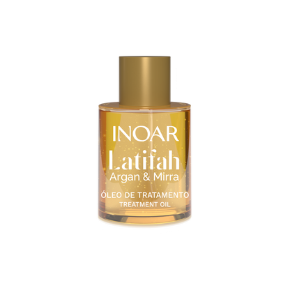 INOAR Latifah Oil - spindesio suteikiantis aliejus plaukams